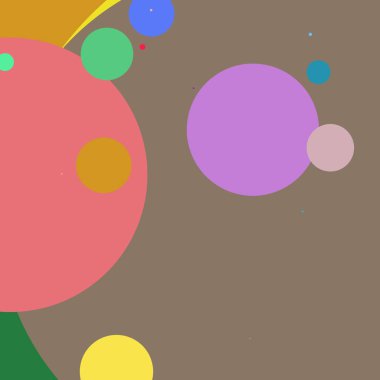 Daire geometrik yeni arka plan çok renkli desen.