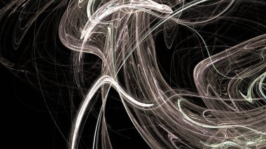 Fantezi kaotik renkli fraktal desen. Soyut Fraktal şekiller. 3D render resimde arka plan veya duvar kağıdı.