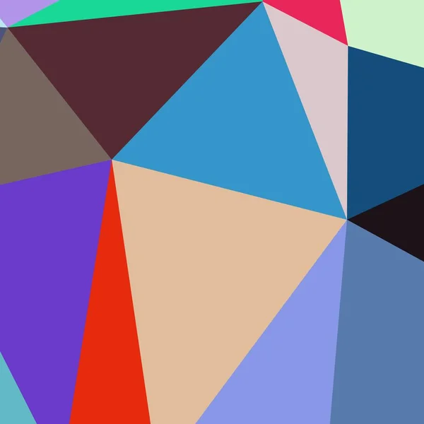 Abstract Background Multicolored Geometric Poligonal — Stock Photo, Image