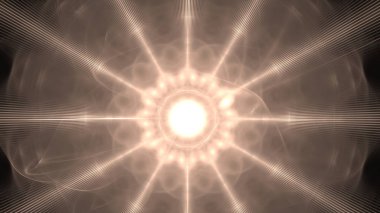 Fantezi kaotik renkli fraktal desen. Soyut Fraktal şekiller. 3D render resimde arka plan veya duvar kağıdı.