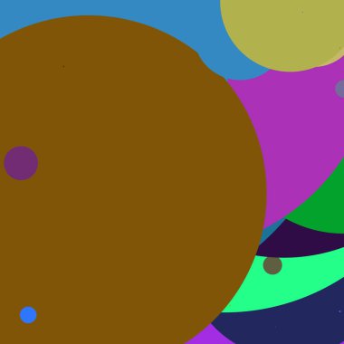 Daire geometrik yeni arka plan çok renkli desen.