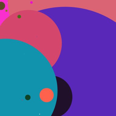 Daire geometrik güzel arka plan çok renkli desen.