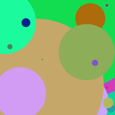 Daire geometrik şaşırtıcı arka plan çok renkli desen.