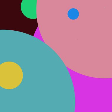 Daire geometrik güzel arka plan çok renkli desen.