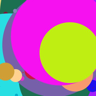 Daire geometrik yeni arka plan çok renkli desen.