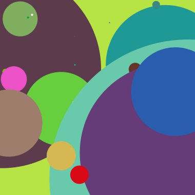 Daire geometrik şaşırtıcı arka plan çok renkli desen.