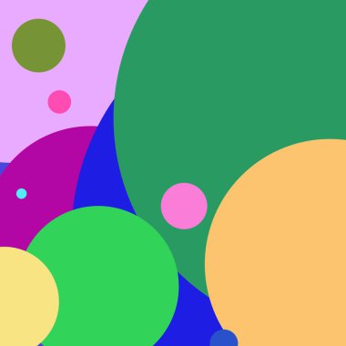 Daire geometrik yeni arka plan çok renkli desen.