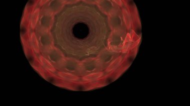 Fantezi kaotik renkli fraktal desen. Soyut Fraktal şekiller. 3D render resimde arka plan veya duvar kağıdı.