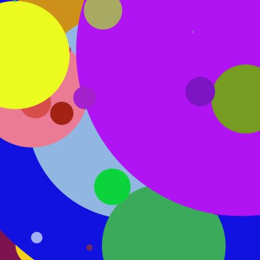 Daire geometrik şaşırtıcı arka plan çok renkli desen.