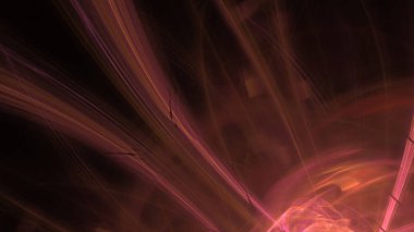 Fantezi kaotik renkli fraktal desen. Soyut Fraktal şekiller. 3D render resimde arka plan veya duvar kağıdı.