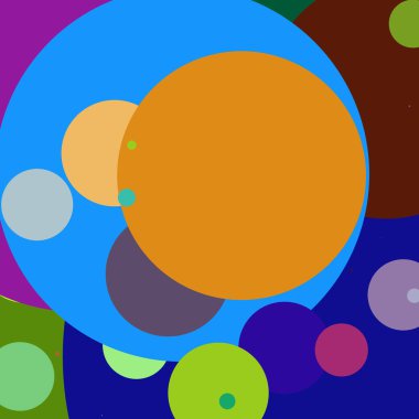 Daire geometrik şaşırtıcı arka plan çok renkli desen.