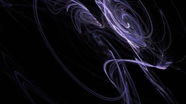 Fantezi kaotik renkli fraktal desen. Soyut Fraktal şekiller. 3D render resimde arka plan veya duvar kağıdı.