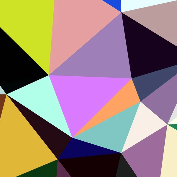 Abstract Achtergrond Veelkleurige Meetkundige Poligonal — Stockfoto