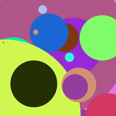 Daire geometrik şaşırtıcı arka plan çok renkli desen.