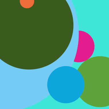 Daire geometrik güzel arka plan çok renkli desen.