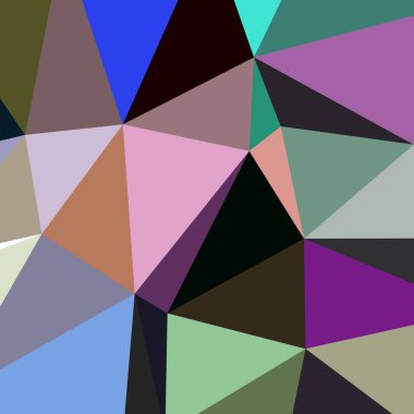 Arka plan çok renkli geometrik poligonal.