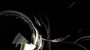 Fantezi kaotik renkli fraktal desen. Soyut Fraktal şekiller. 3D render resimde arka plan veya duvar kağıdı.