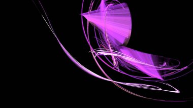 Fantezi kaotik renkli fraktal desen. Soyut Fraktal şekiller. 3D render resimde arka plan veya duvar kağıdı.