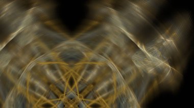 Fantezi kaotik renkli fraktal desen. Soyut Fraktal şekiller. 3D render resimde arka plan veya duvar kağıdı.