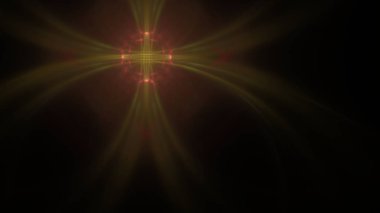 Fantezi kaotik renkli fraktal desen. Soyut Fraktal şekiller. 3D render resimde arka plan veya duvar kağıdı.