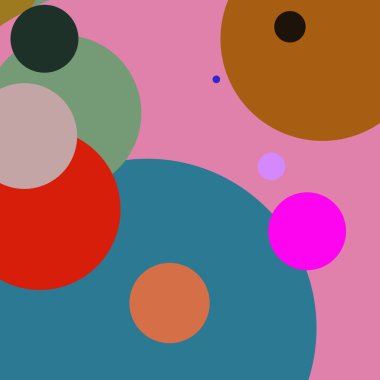 Daire geometrik güzel arka plan çok renkli desen.