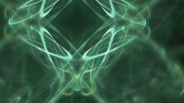 Fantezi kaotik renkli fraktal desen. Soyut Fraktal şekiller. 3D render resimde arka plan veya duvar kağıdı.