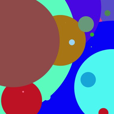 Daire geometrik güzel arka plan çok renkli desen.