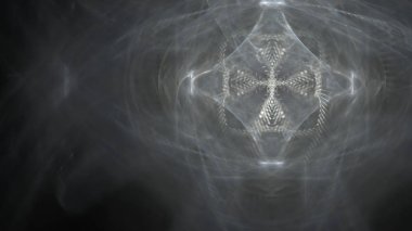 Fantezi kaotik renkli fraktal desen. Soyut Fraktal şekiller. 3D render resimde arka plan veya duvar kağıdı.