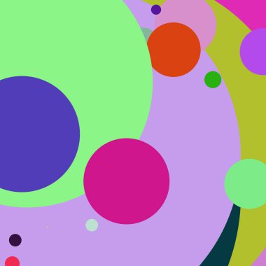 Daire geometrik yeni arka plan çok renkli desen.