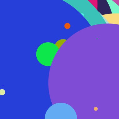 Daire geometrik zarif arka plan çok renkli desen.