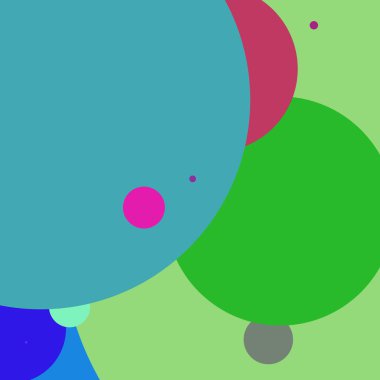 Daire geometrik şaşırtıcı arka plan çok renkli desen.