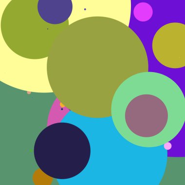 Daire geometrik şaşırtıcı arka plan çok renkli desen.