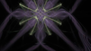 Fantezi kaotik renkli fraktal desen. Soyut Fraktal şekiller. 3D render resimde arka plan veya duvar kağıdı.