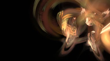 Fantezi kaotik renkli fraktal desen. Soyut Fraktal şekiller. 3D render resimde arka plan veya duvar kağıdı.