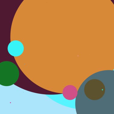 Daire geometrik güzel arka plan çok renkli desen.