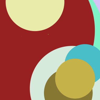 Daire geometrik yeni arka plan çok renkli desen.