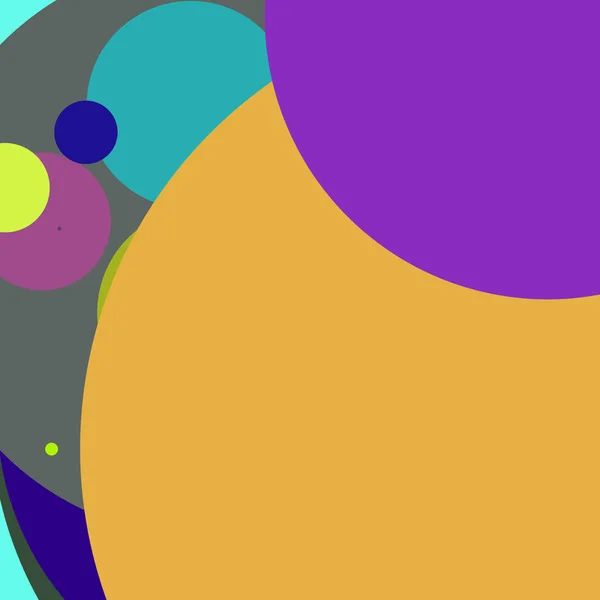 Cercle Géométrique Incroyable Fond Abstrait Motif Multicolore — Photo