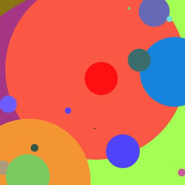 Daire geometrik büyük arka plan çok renkli desen.