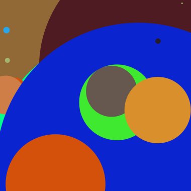 Daire geometrik yeni arka plan çok renkli desen.