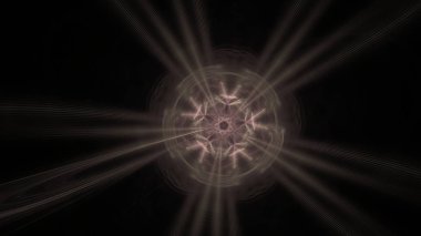 Fantezi kaotik renkli fraktal desen. Soyut Fraktal şekiller. 3D render resimde arka plan veya duvar kağıdı.