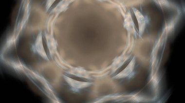 Fantezi kaotik renkli fraktal desen. Soyut Fraktal şekiller. 3D render resimde arka plan veya duvar kağıdı.