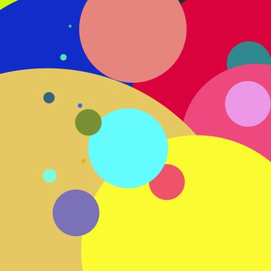 Daire geometrik yeni arka plan çok renkli desen.