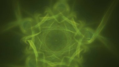 Fantezi kaotik renkli fraktal desen. Soyut Fraktal şekiller. 3D render resimde arka plan veya duvar kağıdı.