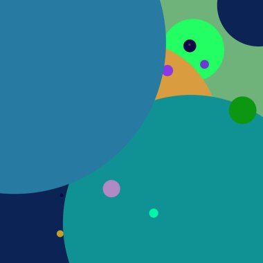 Daire geometrik şaşırtıcı arka plan çok renkli desen.