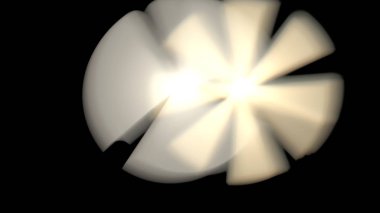 Fantezi kaotik renkli fraktal desen. Soyut Fraktal şekiller. 3D render resimde arka plan veya duvar kağıdı.