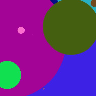 Daire geometrik şaşırtıcı arka plan çok renkli desen.