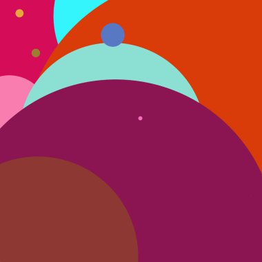 Daire geometrik büyük arka plan çok renkli desen.