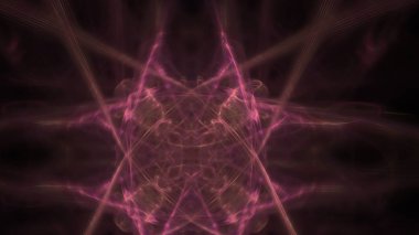 Fantezi kaotik renkli fraktal desen. Soyut Fraktal şekiller. 3D render resimde arka plan veya duvar kağıdı.