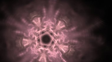 Fantezi kaotik renkli fraktal desen. Soyut Fraktal şekiller. 3D render resimde arka plan veya duvar kağıdı.