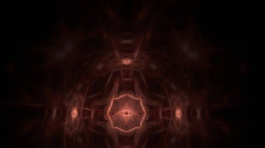 Fantezi kaotik renkli fraktal desen. Soyut Fraktal şekiller. 3D render resimde arka plan veya duvar kağıdı.